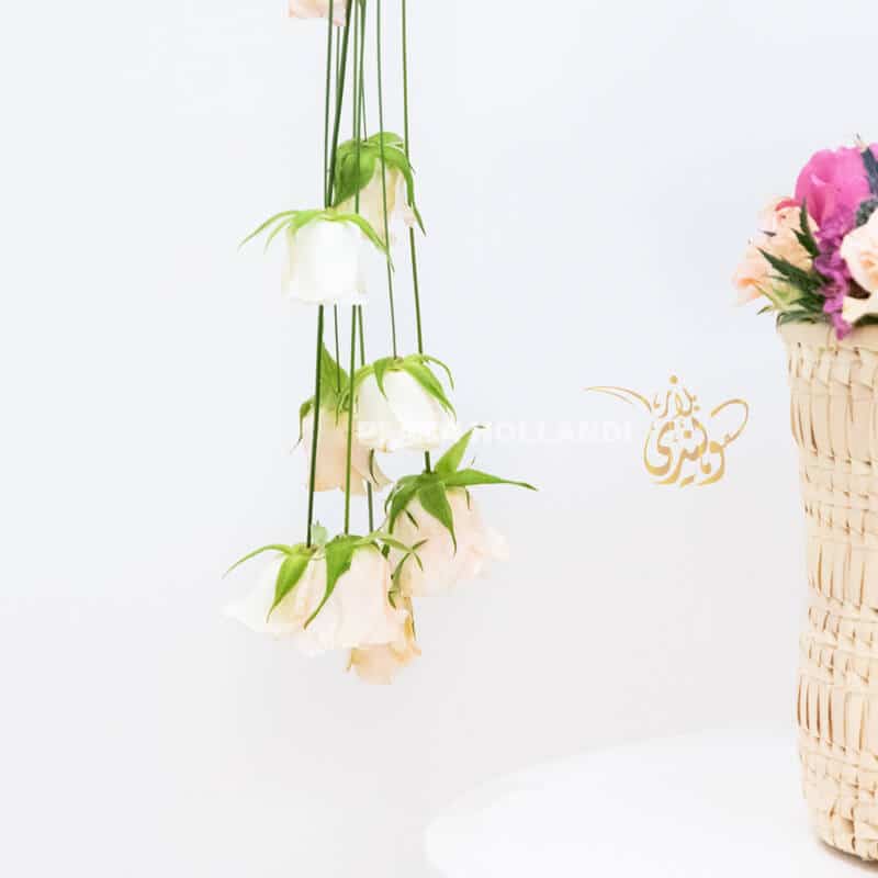 M 03 close up of hanging spray roses