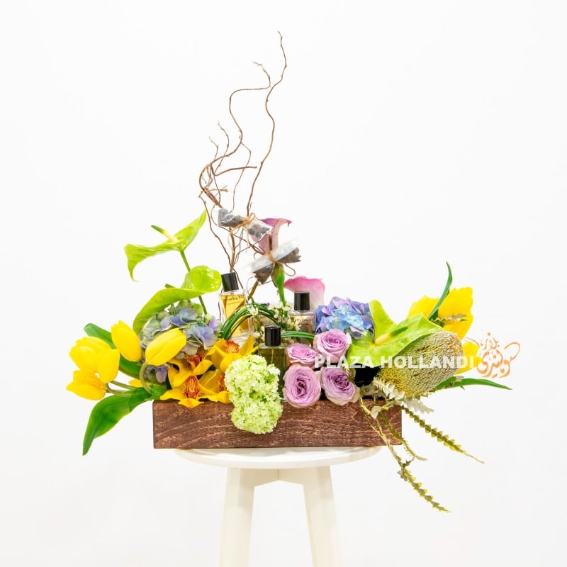 Arrangement with Perfume Fiter Arrangement with Perfume